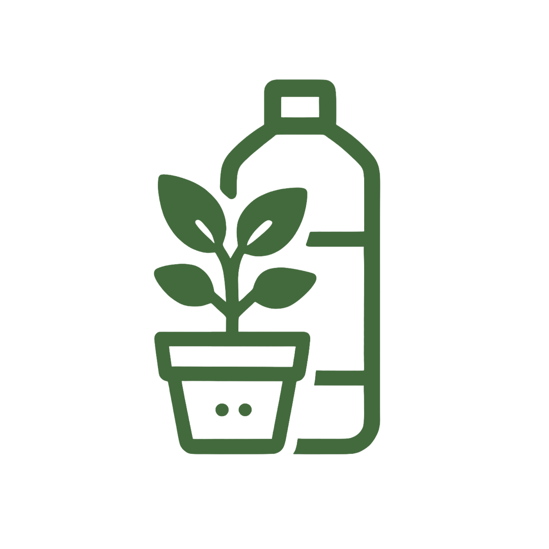 icon for indoor gardening, fertilizing lightly 