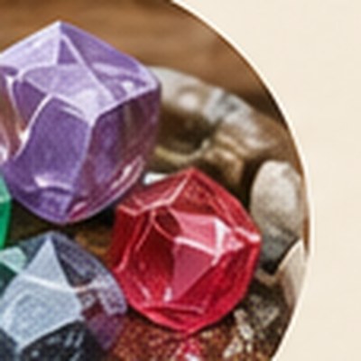 Colorful gemstones from gem mining at Goebbert’s
